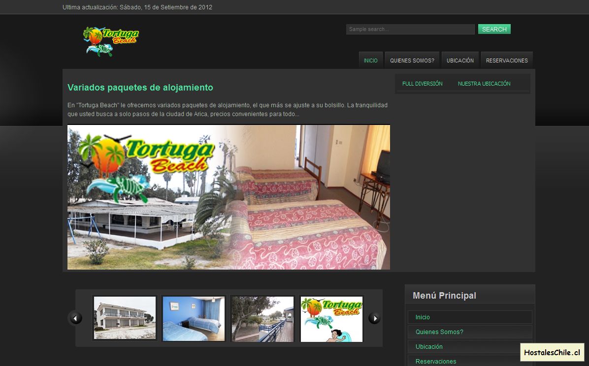 Hostales y Residenciales Chile - 'Bienvenidos a Tortuga Beach' - www_tortugabeach_cl