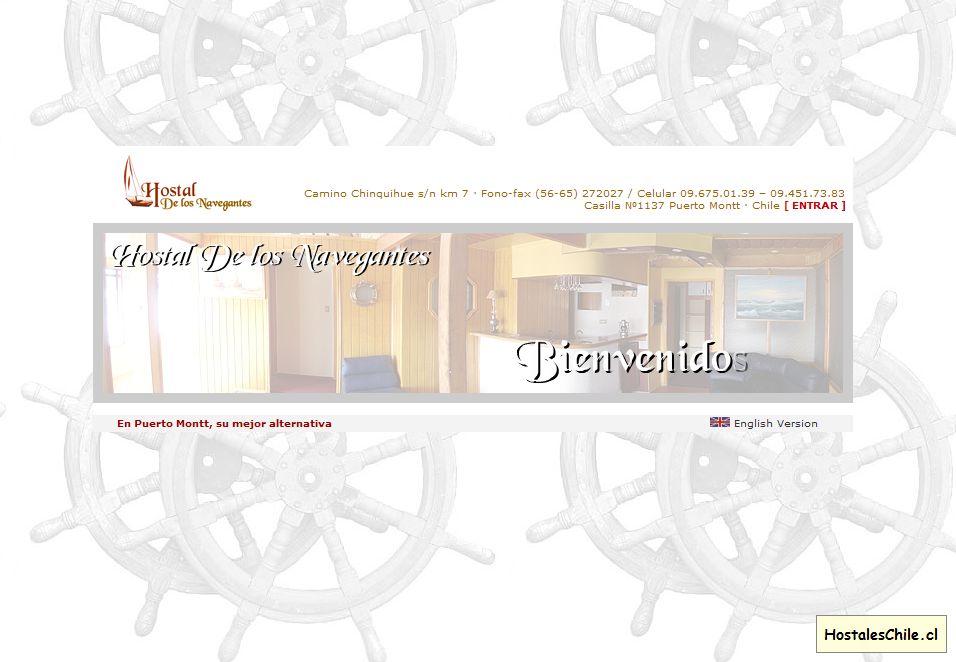 Hostales y Residenciales Chile - 'Hostal de los Navegantes - Puerto Montt Chile' - www_hostaldelosnavegantes_cl