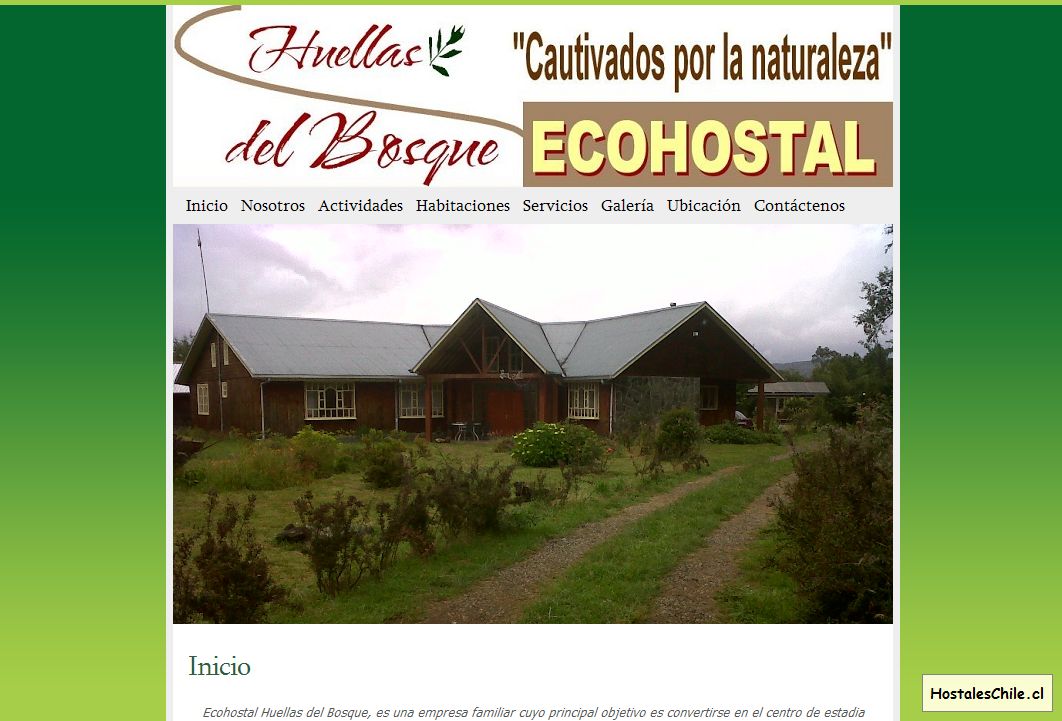 Hostales y Residenciales Chile - 'Huellas del Bosque' - huellasdelbosque_com