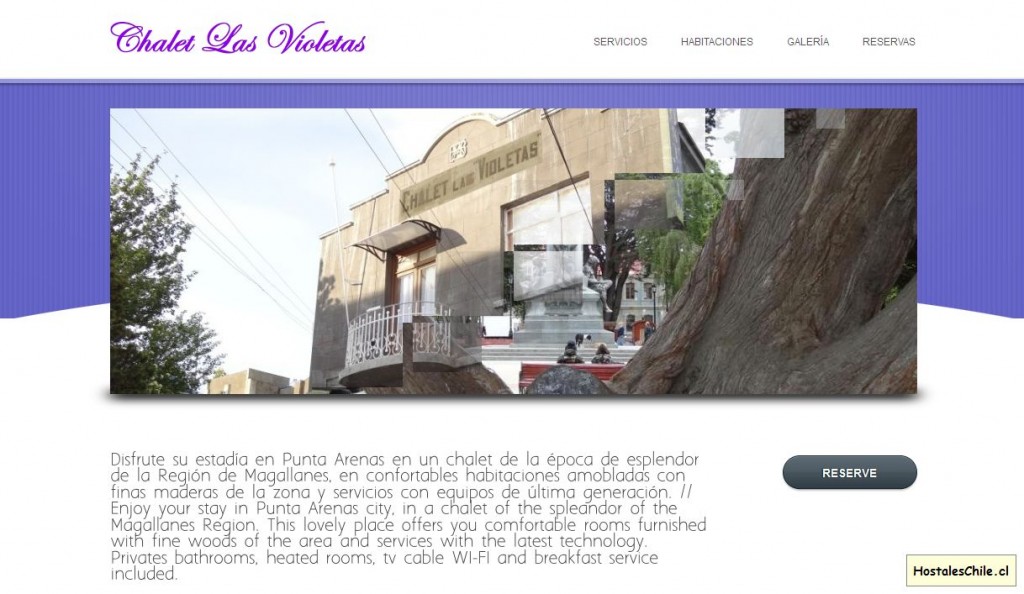Hostales y Residenciales Chile - 'Chalet Las Violetas' - www_chaletlasvioletas_com_hostal