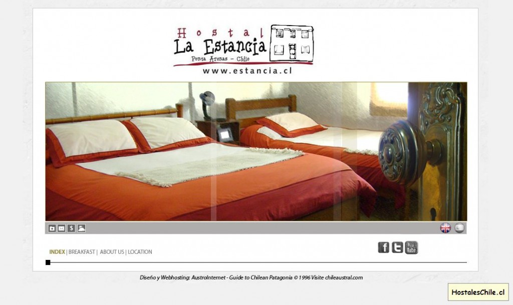 Hostales y Residenciales Chile - 'Hostal La Estancia - 2011' - www_estancia_cl