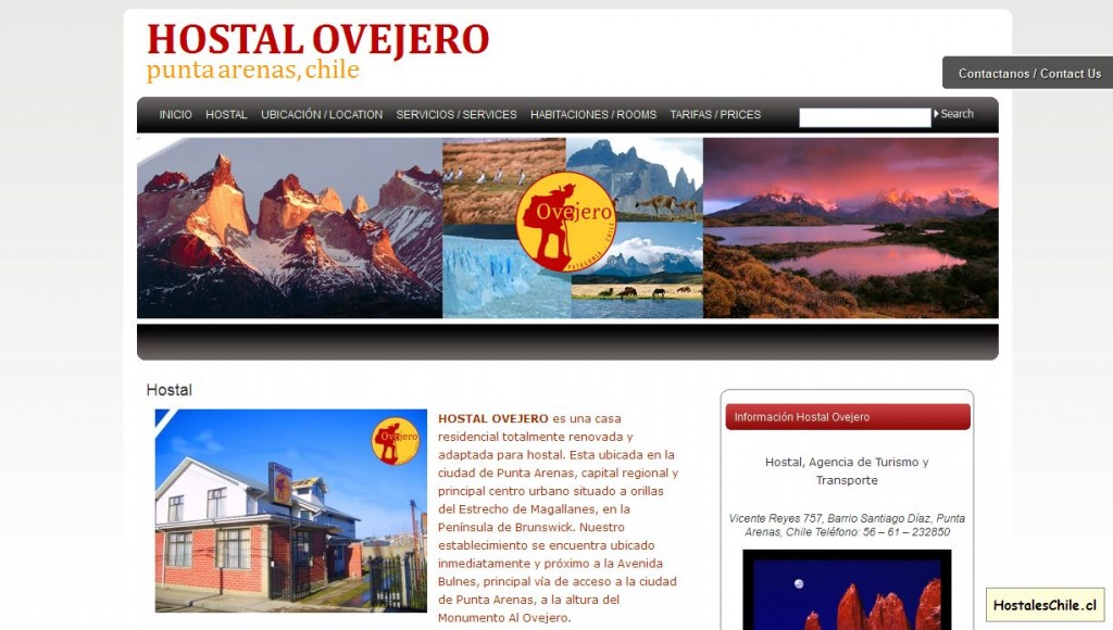 Hostales y Residenciales Chile - 'Hostal Ovejero' - www_ovejero_cl_hostal