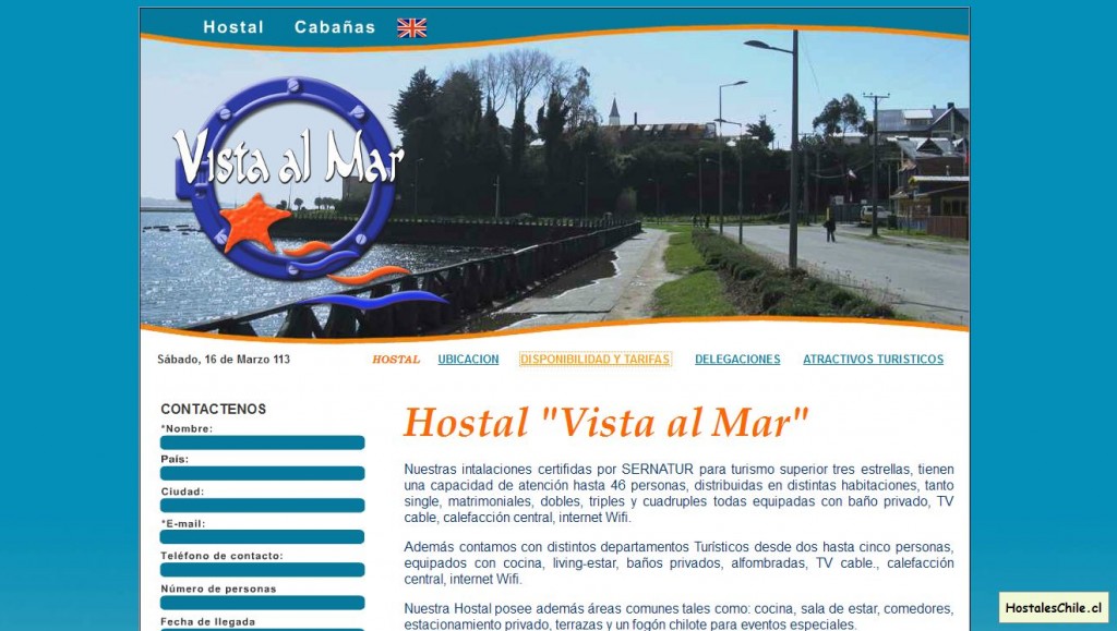 Hostales y Residenciales Chile - 'Hostal Vista al Mar, Ancud, Chiloe